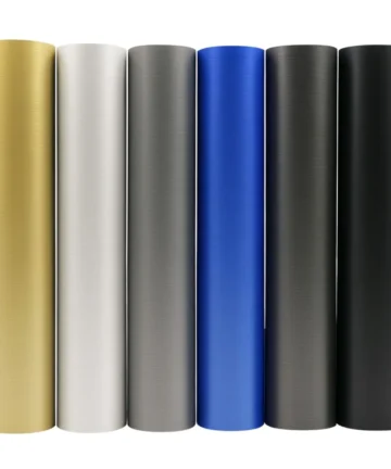 Matte Brushed Aluminum Vinyl Sticker (Cromo Aluminio Cepillado) 1