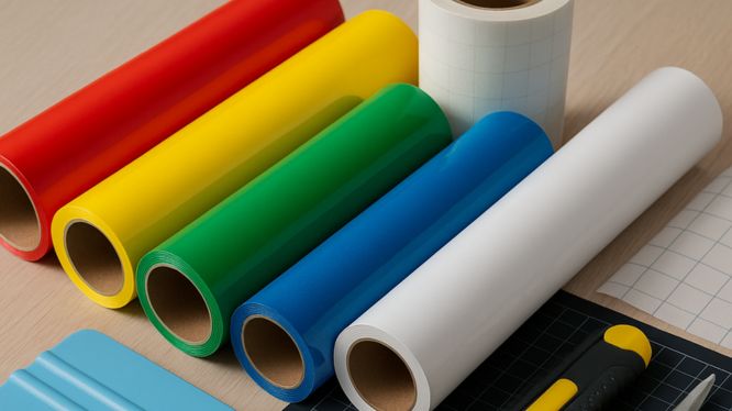 Vinil de Corte Color PVC vs Otros Viniles