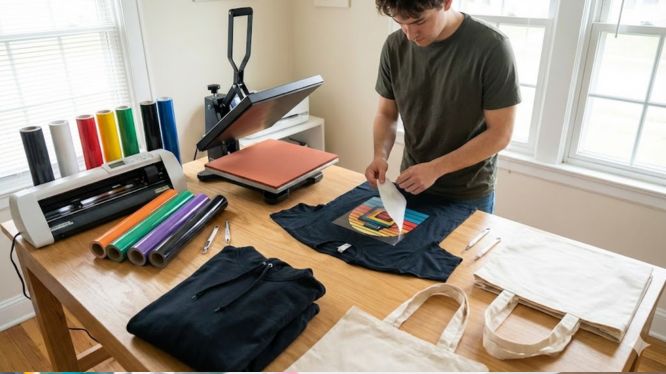 Guía definitiva para emprender con vinil textil: qué necesitas para empezar en 2026