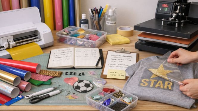 Guía definitiva para emprender con vinil textil: qué necesitas para empezar en 2026