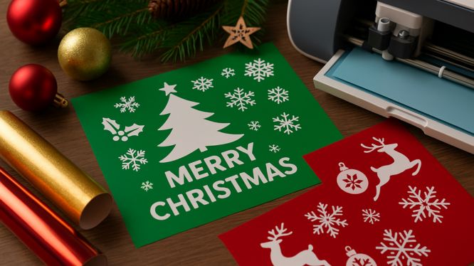 Vinil de corte en temporada navideña: ideas creativas y rentables para tus decoraciones y ventas