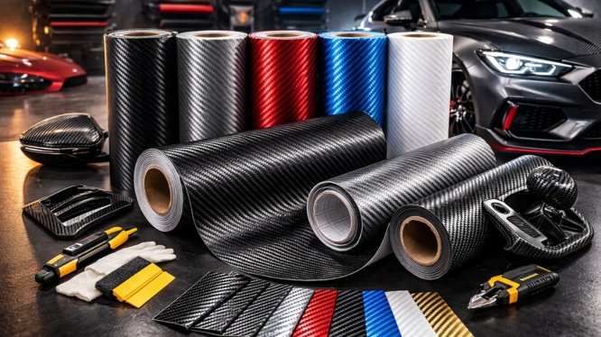 Vinil tipo fibra de carbono para autos: ventajas, aplicaciones y por qué sigue siendo tendencia